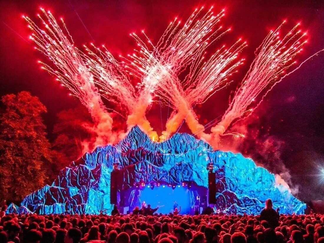 Tokyo World festival at night